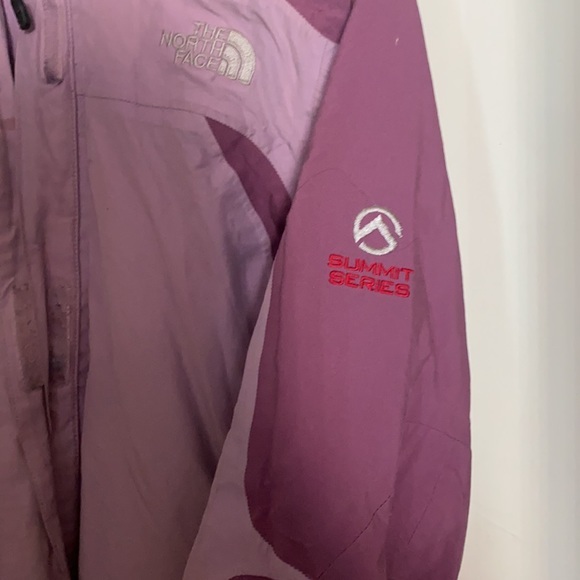 The north face 2 tones purple coat jacket size small - Picture 3 of 7